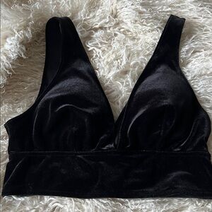 Black Velvet Bralette